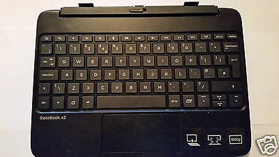 GENUINE KEYBOARD COMPLETE BOTTOM BASE FOR 10.1″ HP SLATEBOOK x2