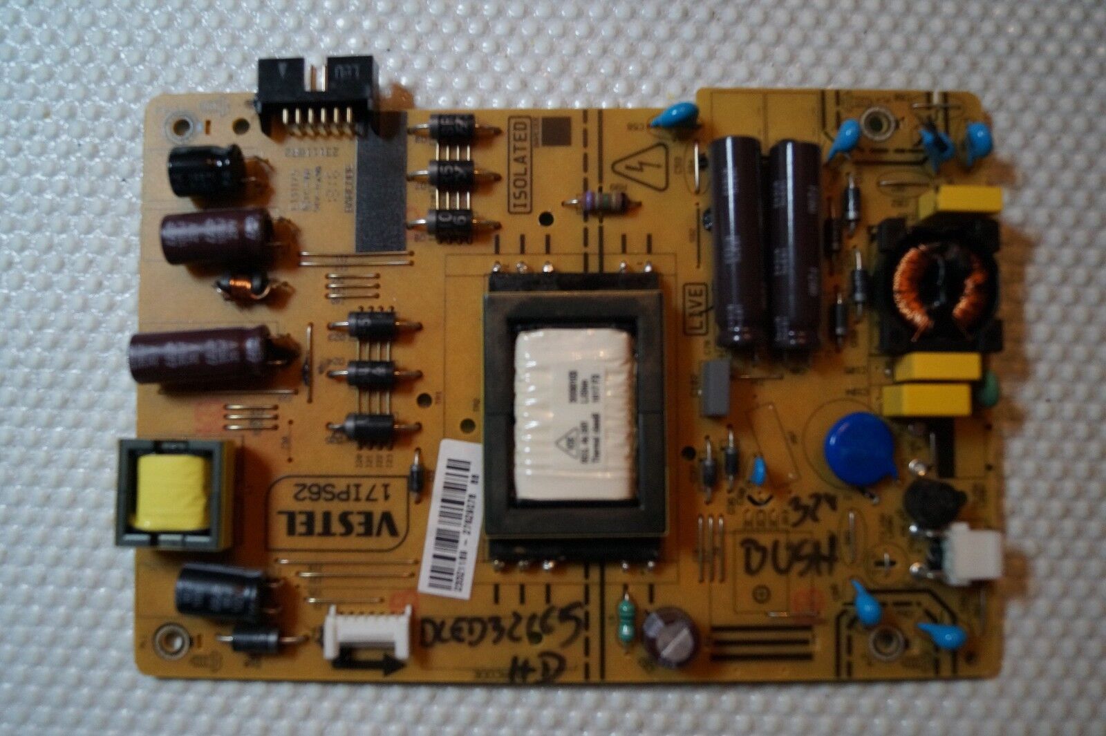 PSU POWER SUPPLY BOARD 17IPS62 27629078 FOR 32″ BUSH DLED32156HD LED TV