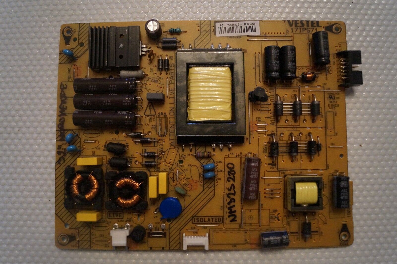 PSU POWER SUPPLY BOARD 17IPS71 27467934 FOR 32″ NORDMENDE NM32S280 LED TV