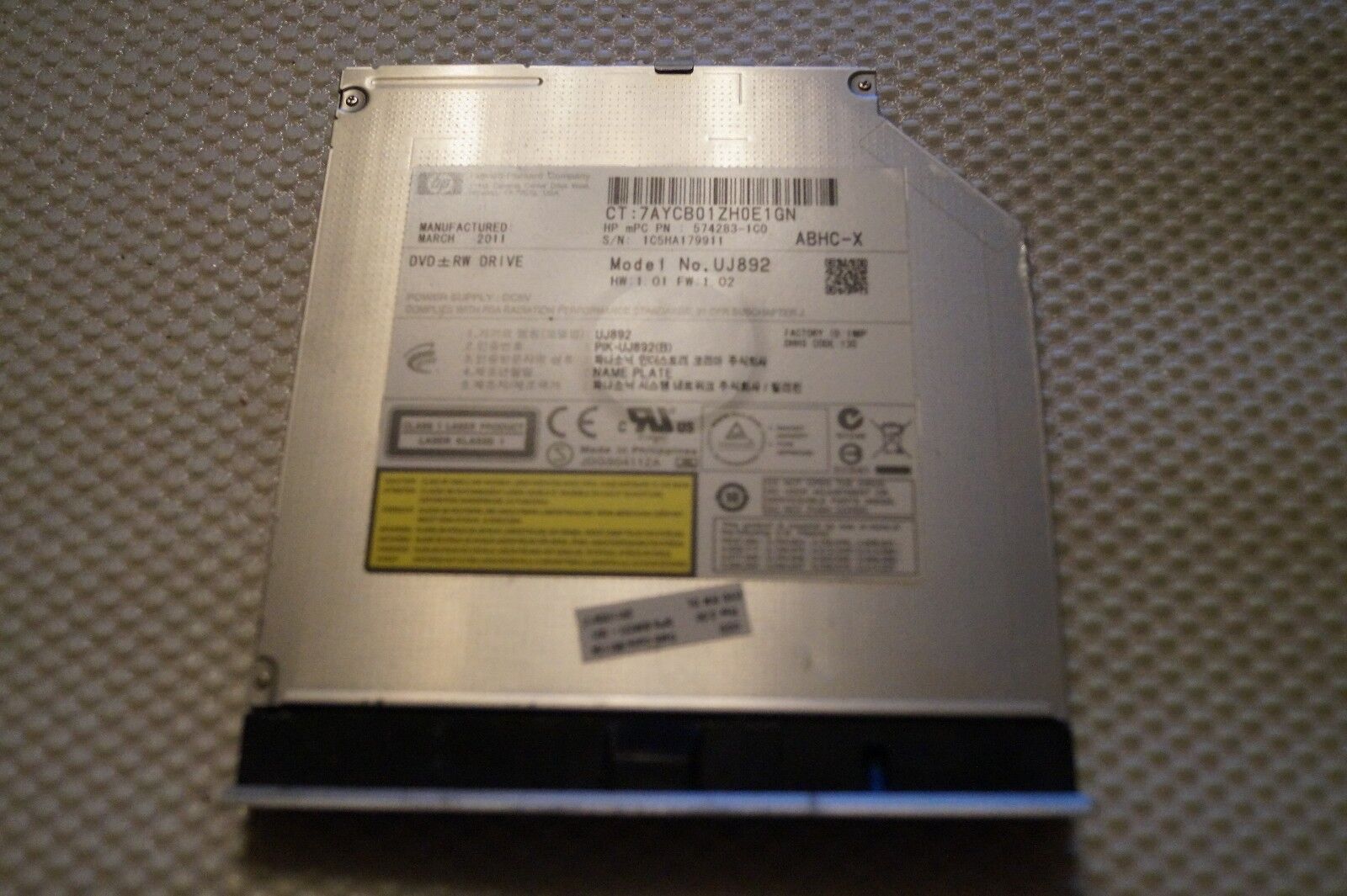 DVD DRIVE UJ892 608221-001 FOR HP PAVILION DM4-1150EA