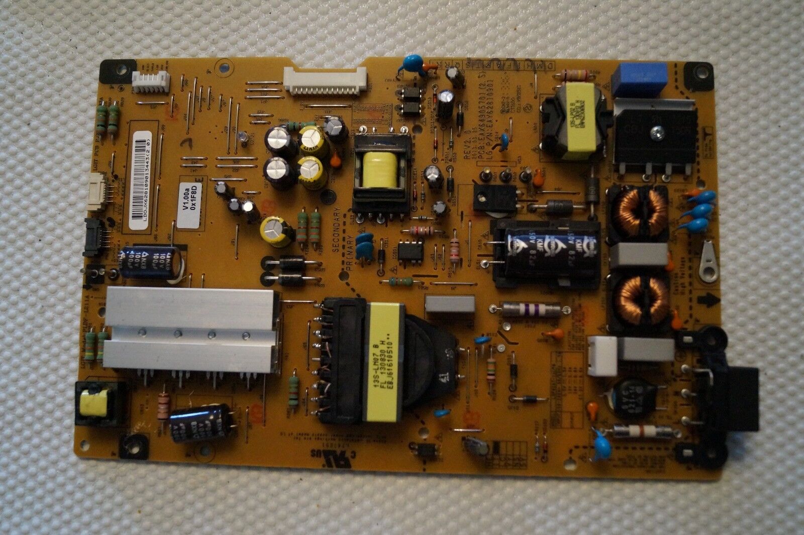 PSU POWER SUPPLY BOARD EAX64905701 (2.5) EAY62810901 Rev2.0 FOR 42″ LG 42LA660V