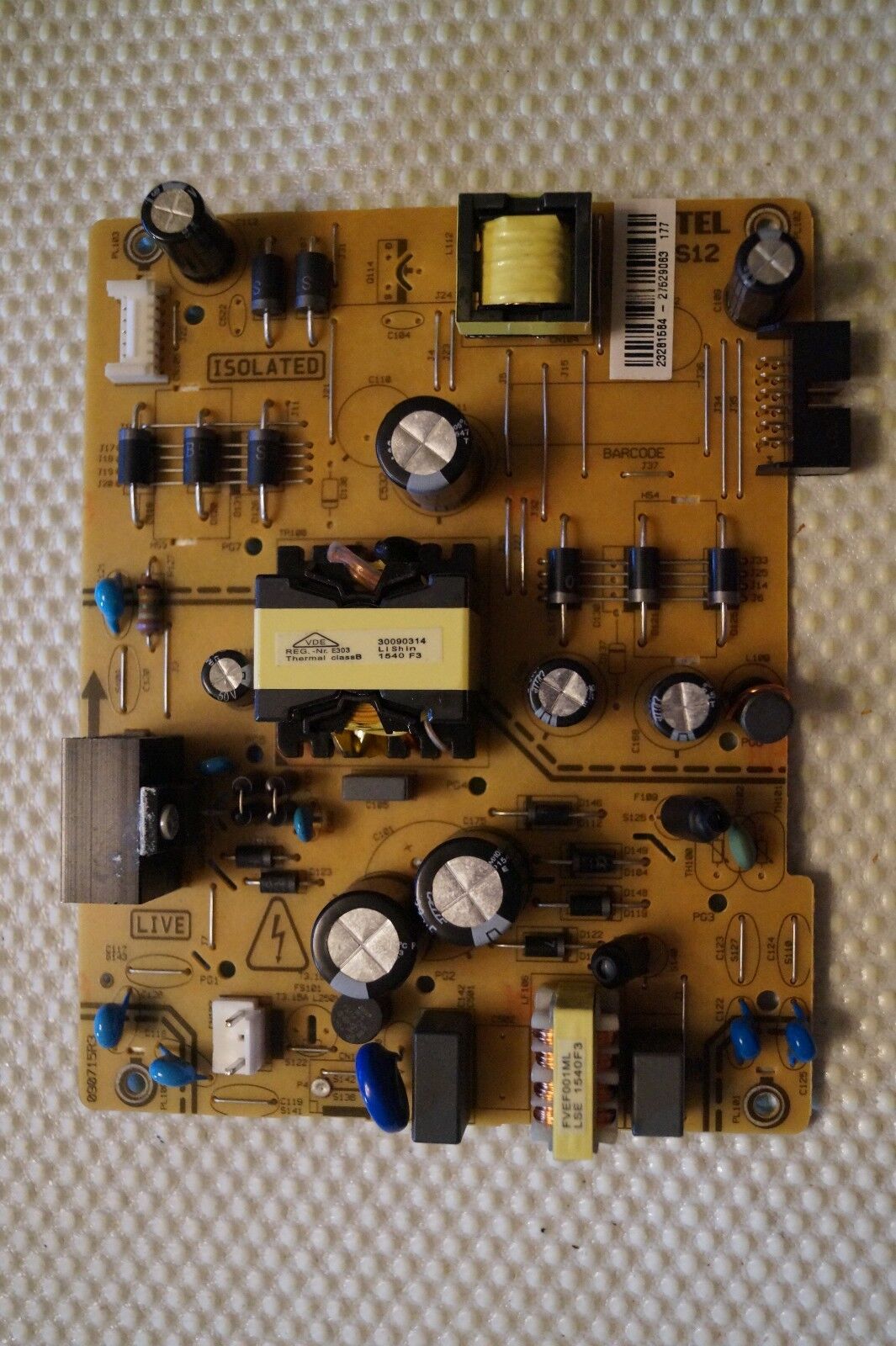 PSU POWER SUPPLY BOARD 17IPS12 27629063 FOR 43″ DIGIHOME 43287FHDDLEDCNTD LED TV