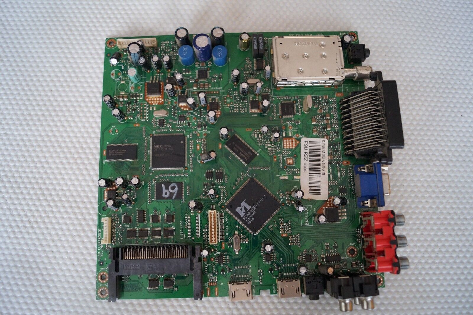 MAIN BOARD XZZ19CR-2 FOR 37″ GRUNDIG GU371080B LCD TV, LC370WU3 (SL)(A1)