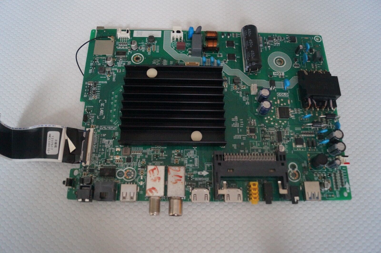 MAIN BOARD RSAG7.820.10787/ROH FOR 40″ HISENSE 40A4GTUK , JHD396X1F01-TXL1B3