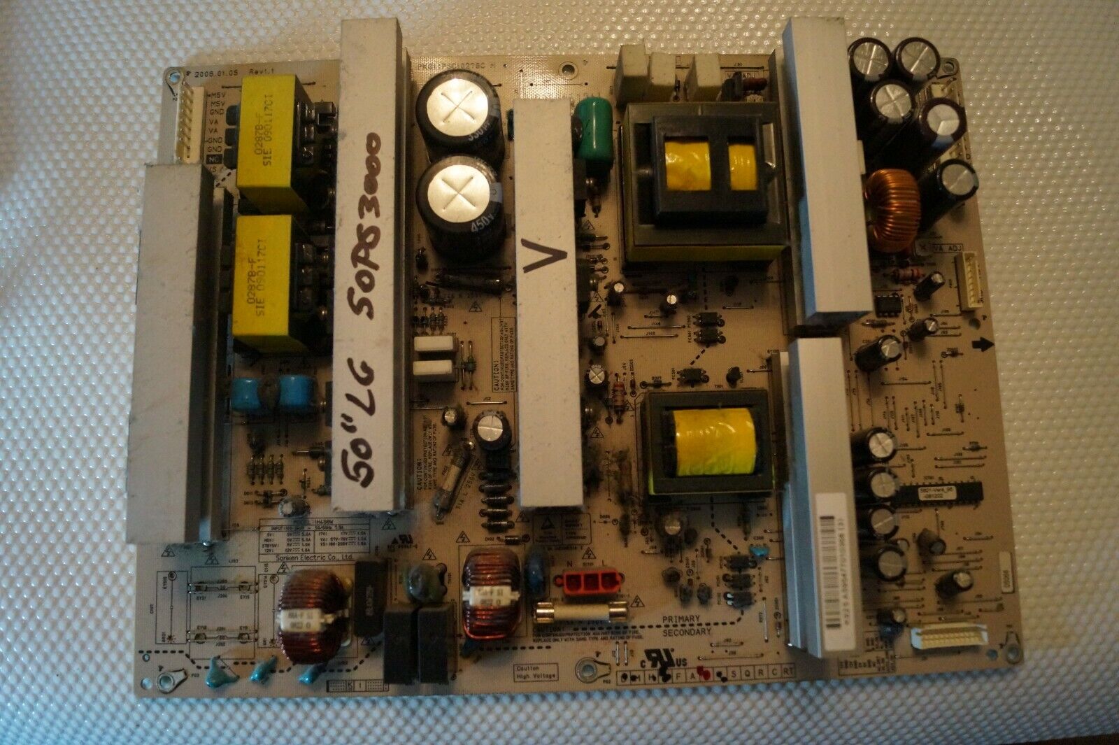 PSU POWER SUPPLY BOARD PSC10278C M FOR 50″ LG 50PS3000 PLASMA TV, GENUINE