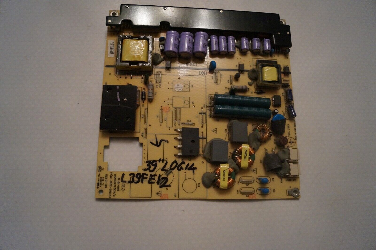 PSU POWER SUPPLY BOARD TV3205-ZC02-01(A) FOR 39″ LOGIK L39FE12