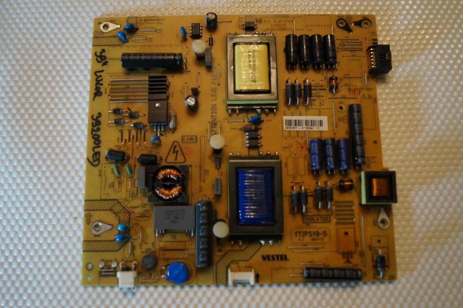 PSU POWER SUPPLY BOARD 17IPS19-5 23157377 FOR 39″ LUXOR 39200LED LED TV