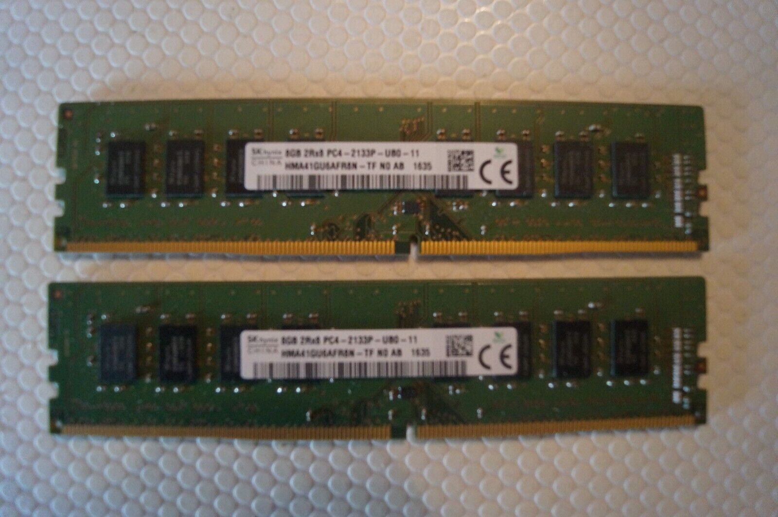 16GB SK Hynix HMA41GU6AFR8N-TF N0 AB PC4-2133P 2133MHz 2Rx8 DDR4 Computer Memory