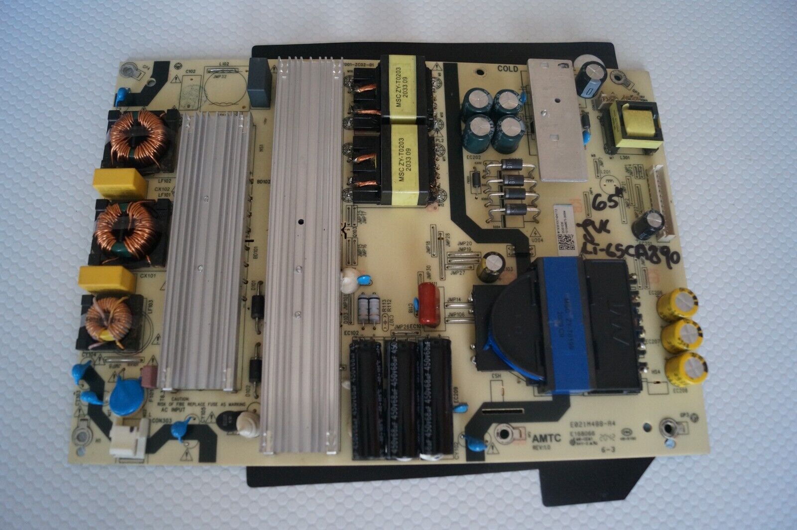 PSU POWER SUPPLY BOARD TV7001-ZC02-01 FOR 65″ JVC LT-65CA890 LED TV