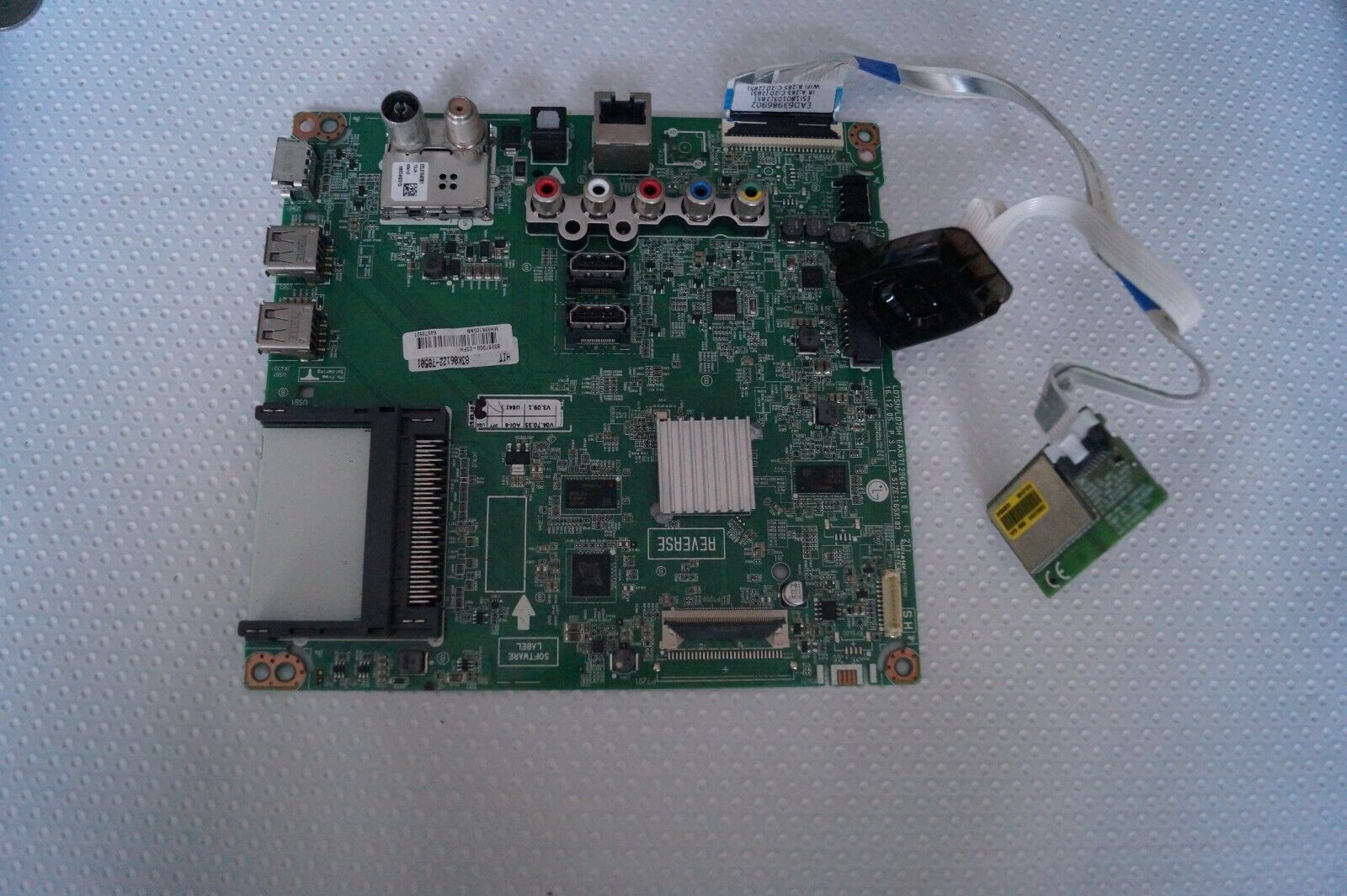 MAIN BOARD EAX67129604(1.0) EBT64578501 32″ LG 32LJ610V , HC320DUN-ABSL1-A14X