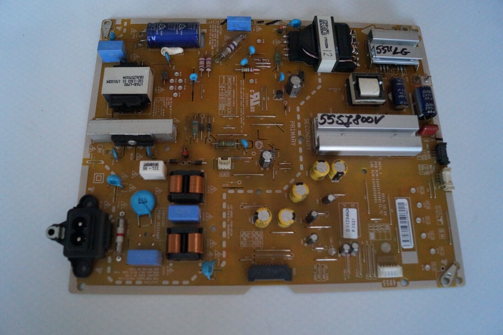 PSU POWER SUPPLY BOARD EAX67187601(1.7) EAY64528901 FOR 55″ LG 55SJ800V TV