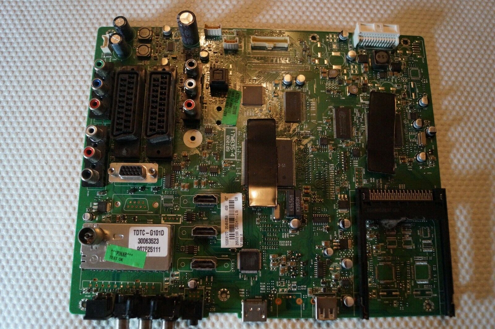 MAIN BOARD 17MB35-4 20459259 FOR 42″ SANYO CE42FD90-B LCD TV, V420H1-L15 REV.C1