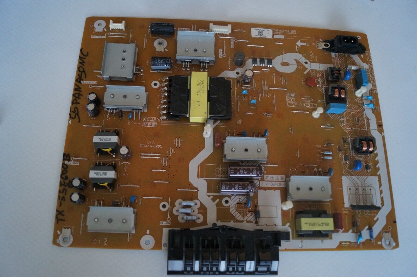 PSU POWER SUPPLY BOARD TZRNP01EKWE TNPA6376 1P FOR 55″ PANASONIC TX-55EX600B