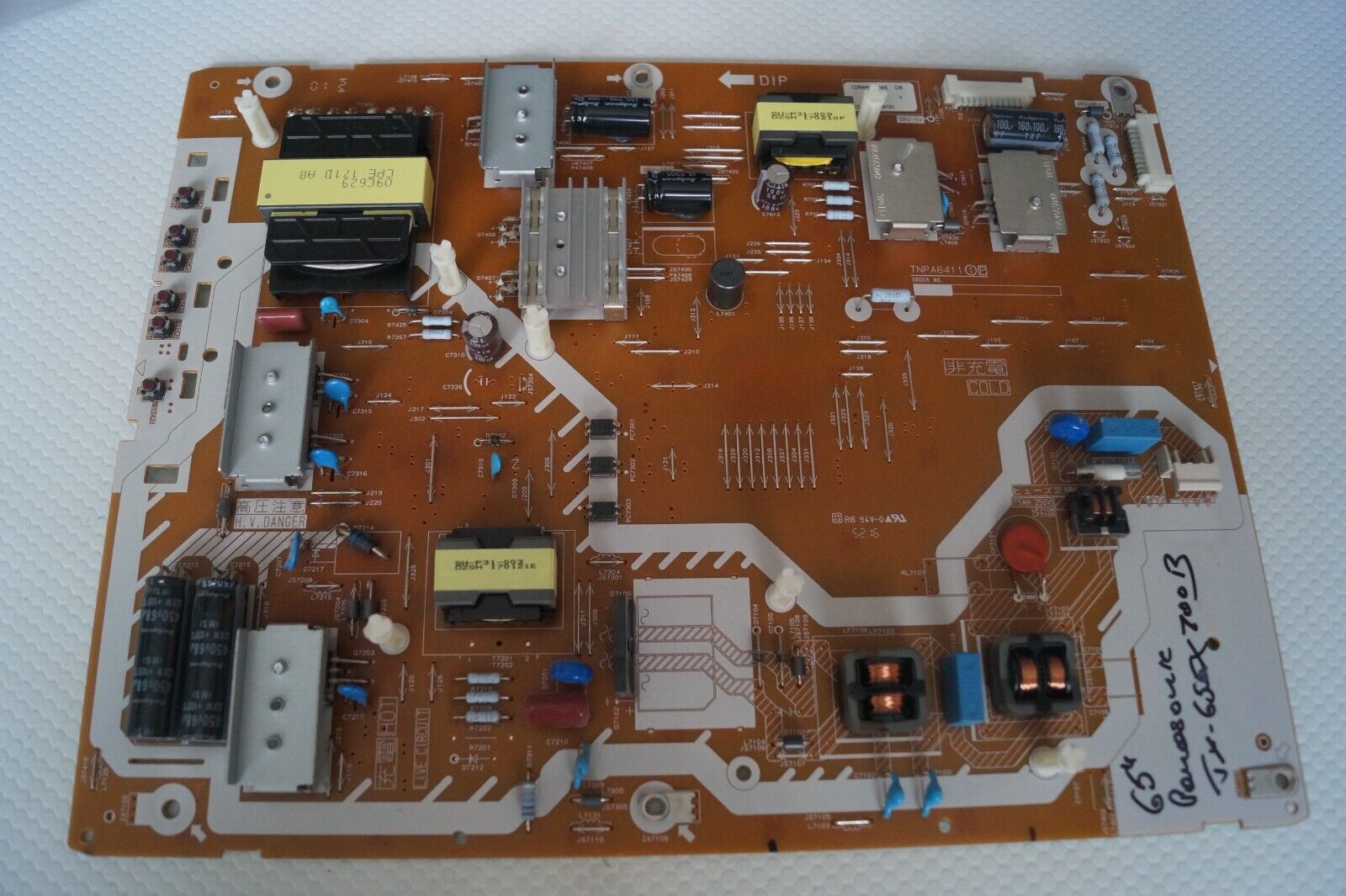 PSU POWER SUPPLY BOARD TZRNP01FVWE TNPA6411 1P FOR 65″ PANASONIC TX-65EX700B