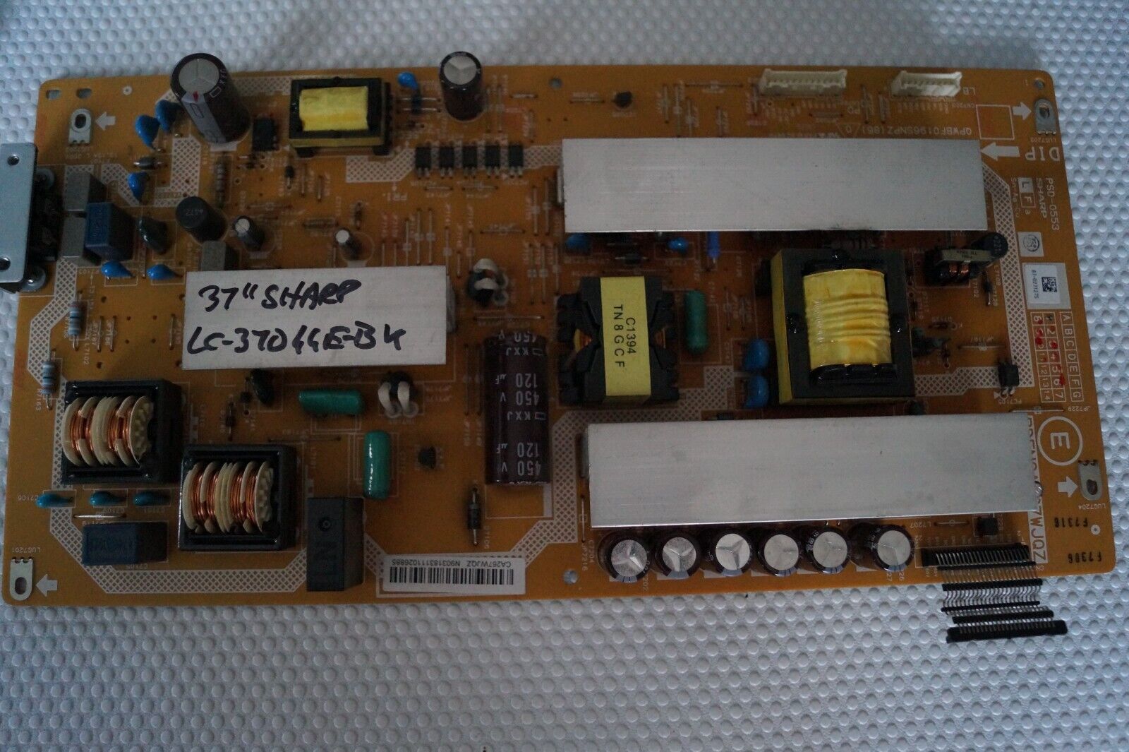 PSU POWER SUPPLY BOARD RDENCA267WJQZ PSD-0553 FOR 37″ SHARP LC-37D44E-BK LCD TV