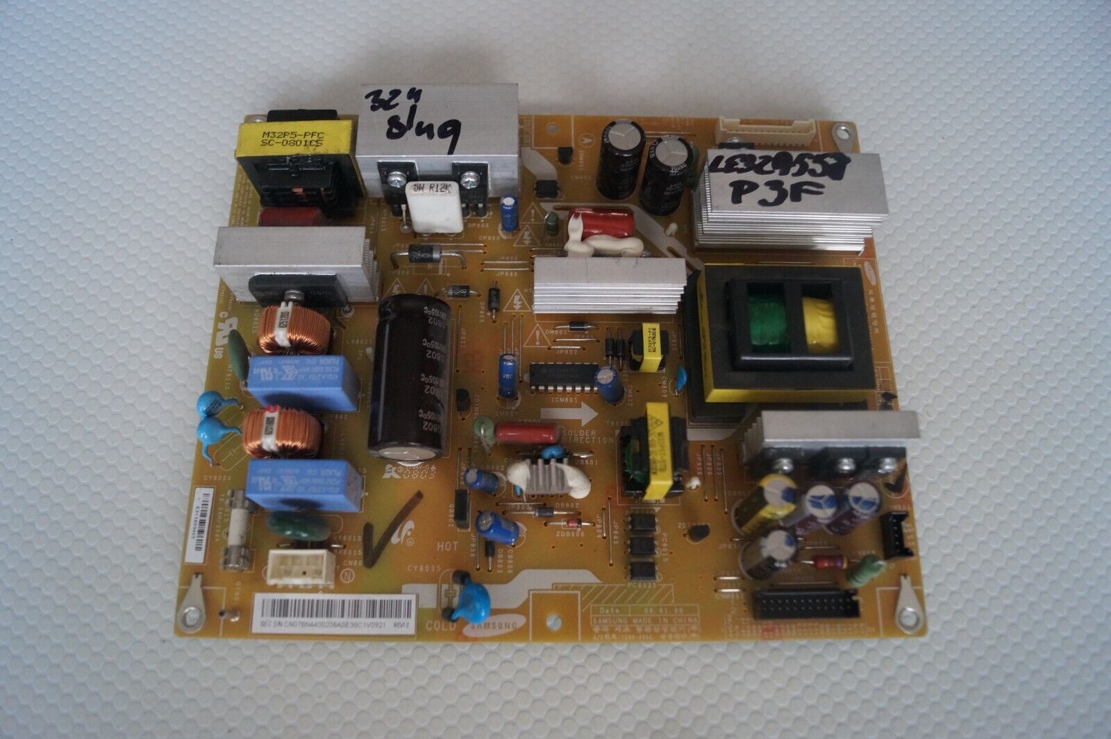 PSU POWER SUPPLY BOARD BN44-00208A FOR 32″ SAMSUNG LE32A558P3F LED TV