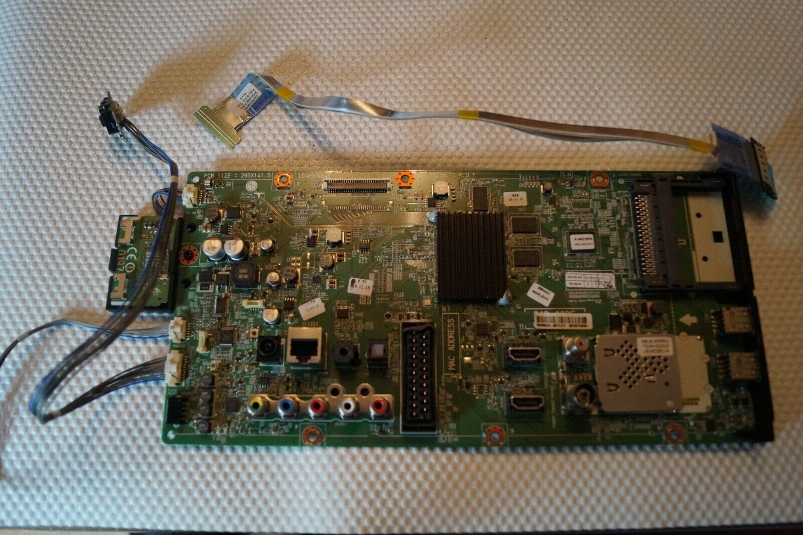 MAIN BOARD EAX65588503(1.0) EBT63729503 FOR LG 28LF491U TV, HC275EXN-ABDR3-41XX