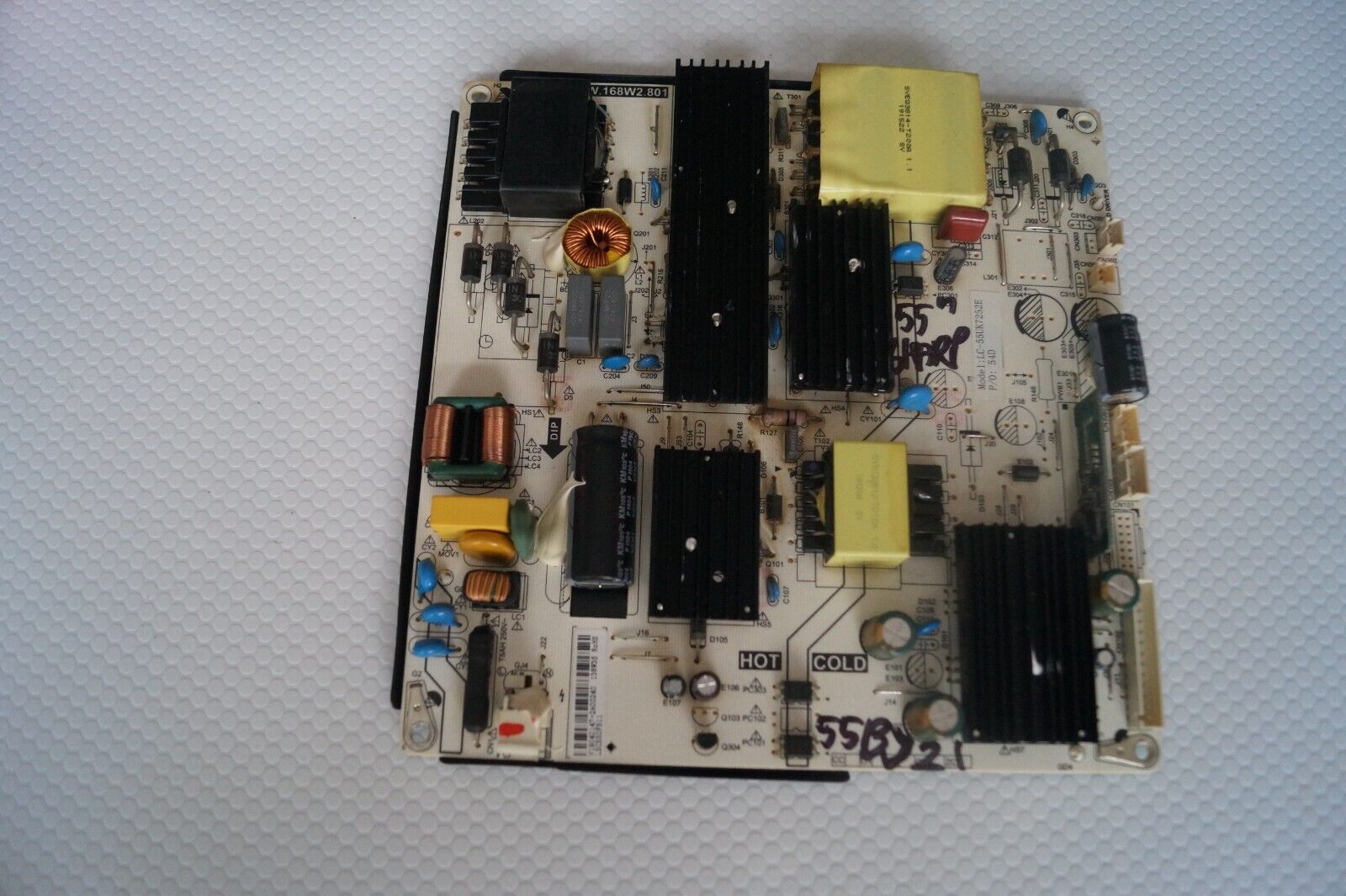 PSU POWER SUPPLY BOARD PW.168W2.801 FOR 55″ SHARP 55BJ2I LCD TV