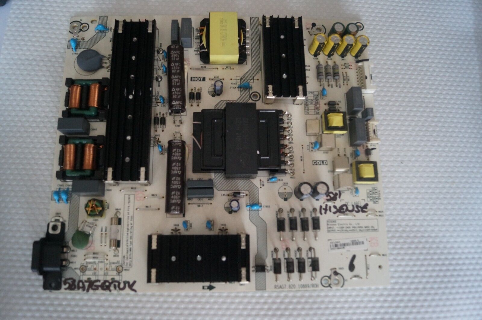 PSU POWER SUPPLY BOARD RSAG7.820.10889/ROH FOR 58″ HISENSE 58A7GQTUK TV