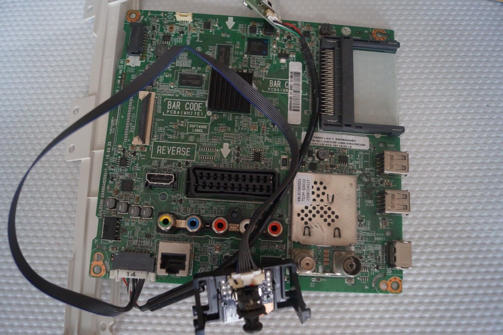 MAIN BOARD EAX66482504(1.0) EBT64040902 43″ LG 43LF590V , HC430EUN-SLES2-S112