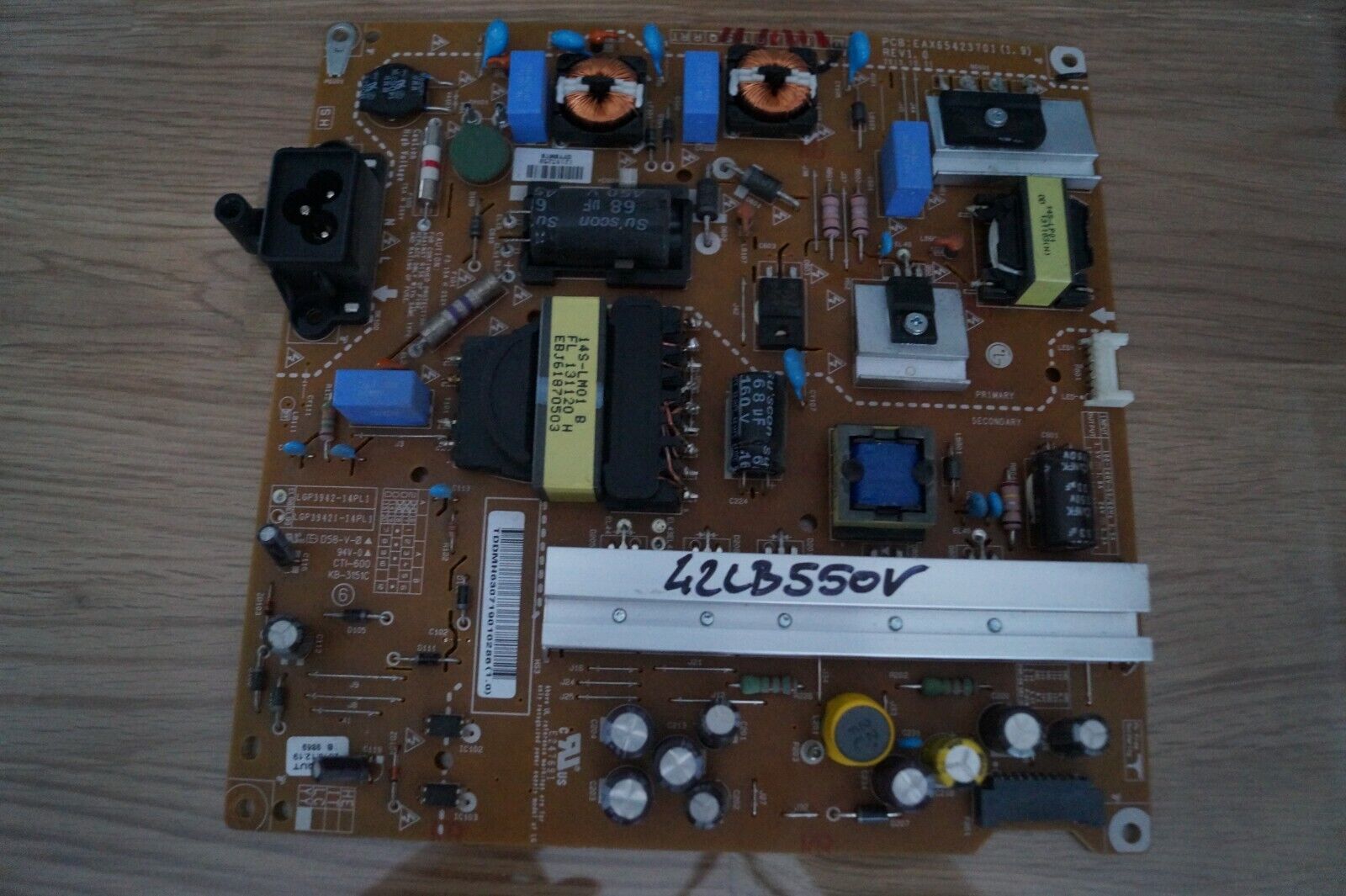 PSU POWER SUPPLY BOARD EAX65423701(1.9) FOR 42″ LG 42LB550V 42LB551V