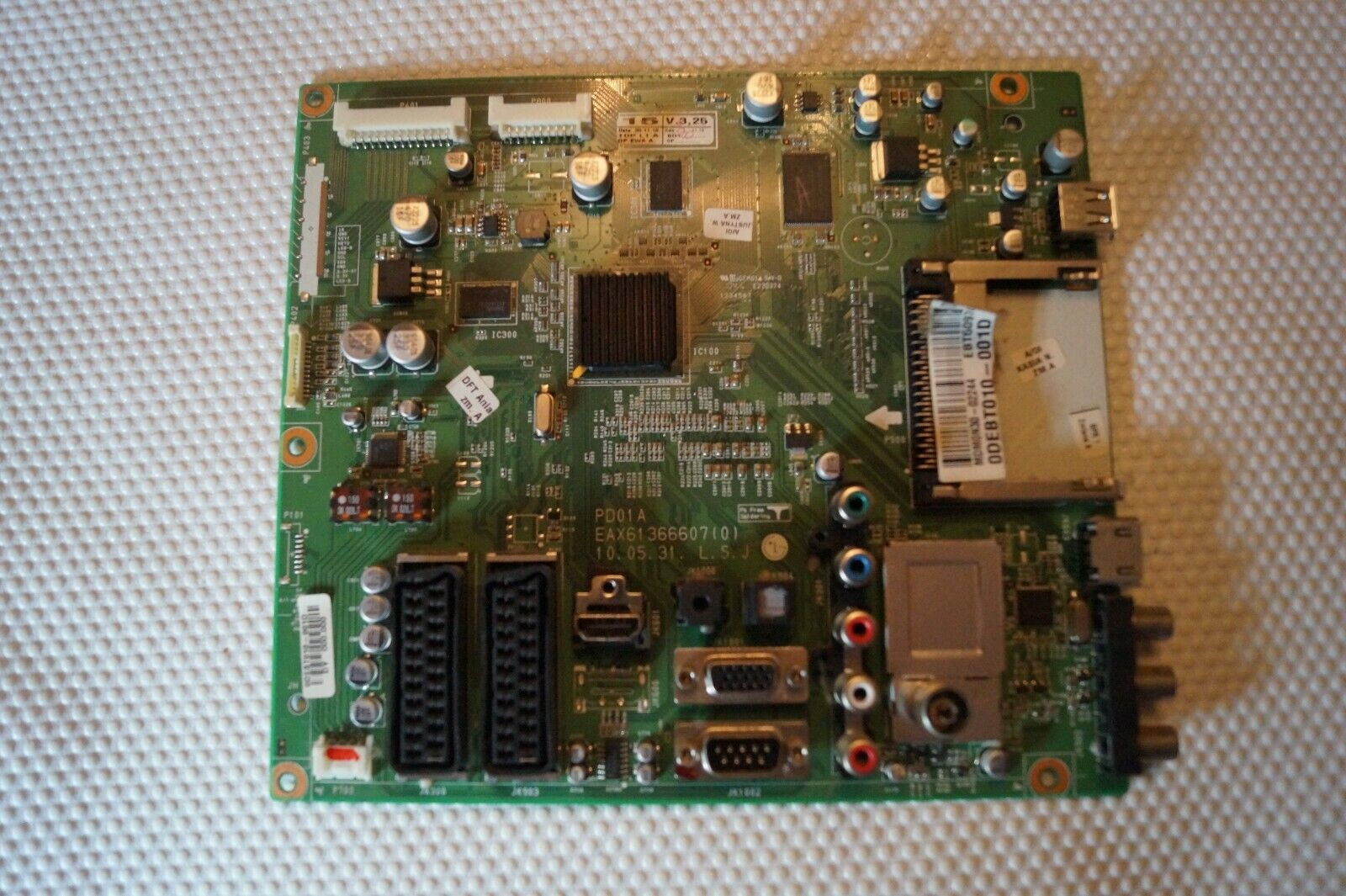 MAIN BOARD EAX61366607(0) EBT60974306 FOR 50″ LG 50PJ350 PLASMA TV