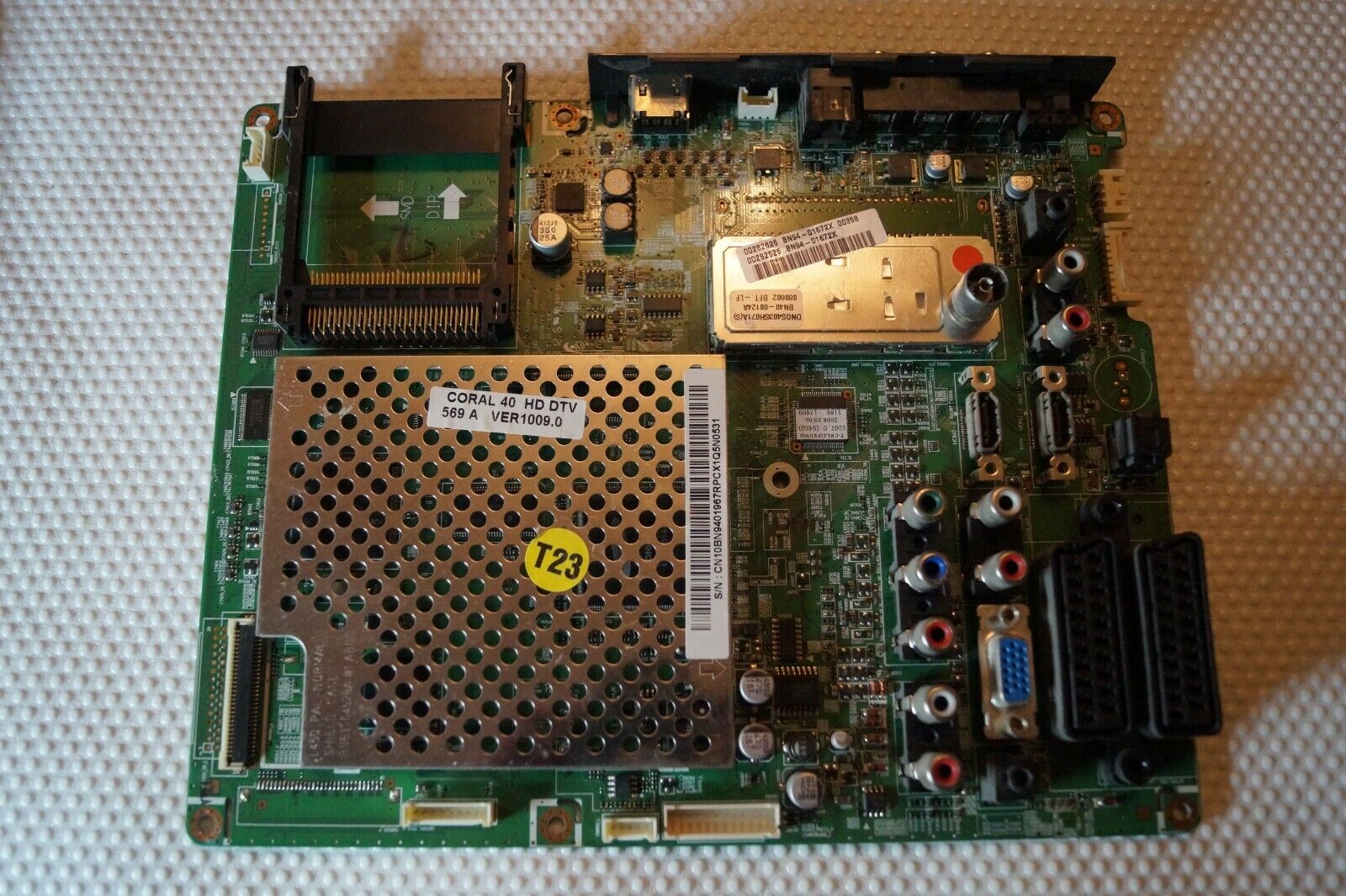 MAIN BOARD BN94-01672X BN41-00980B SAMSUNG LE40A457C1D LE40A456C2D TV, T400XW01