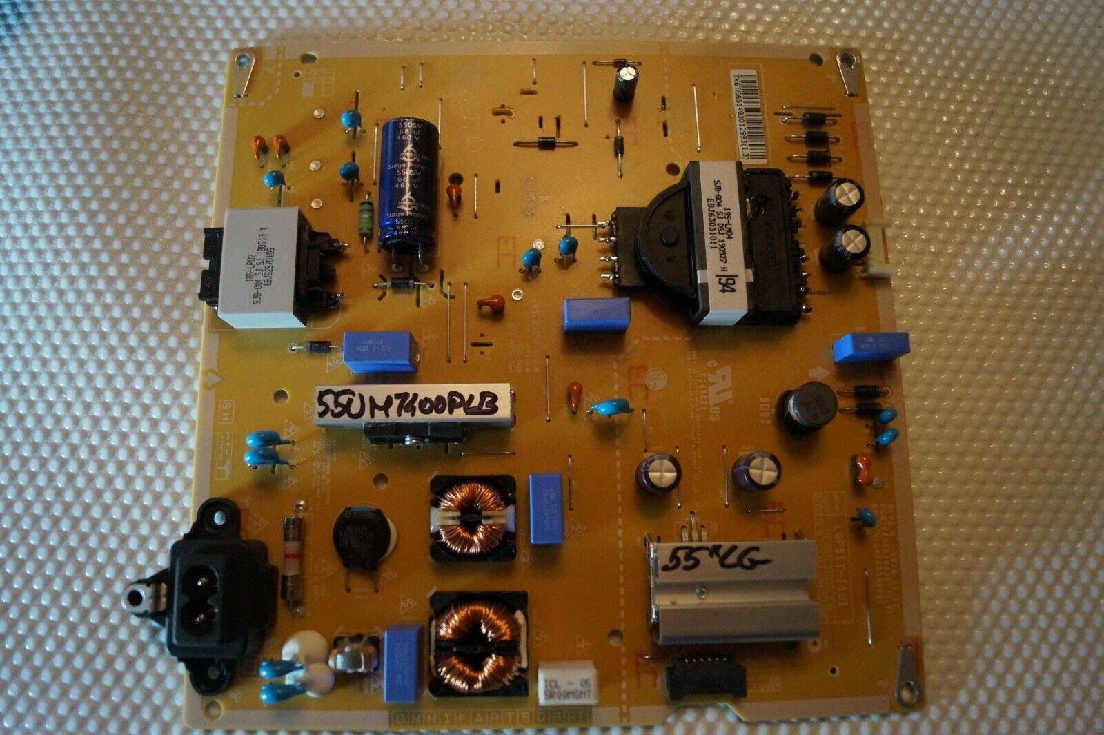 PSU POWER SUPPLY BOARD EAX68284301(1.6) EAY65149301 FOR 55″ LG 55UM7400PLB TV