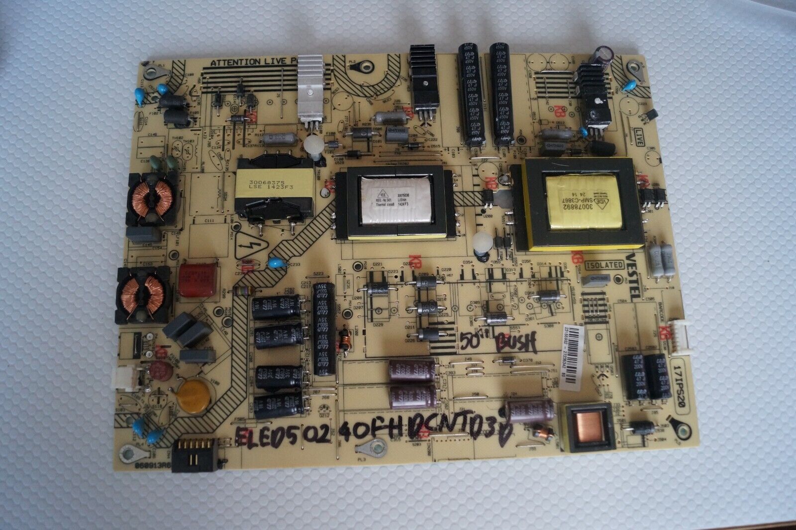 PSU POWER SUPPLY BOARD 17IPS20 23155902 FOR 50″ BUSH ELED50240FHDCNTD3D