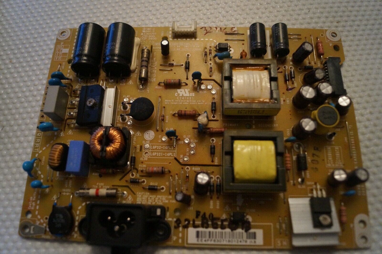 PSU POWER SUPPLY BOARD EAX65391401(2.7) FOR 32″ LG 32LB550B LED TV