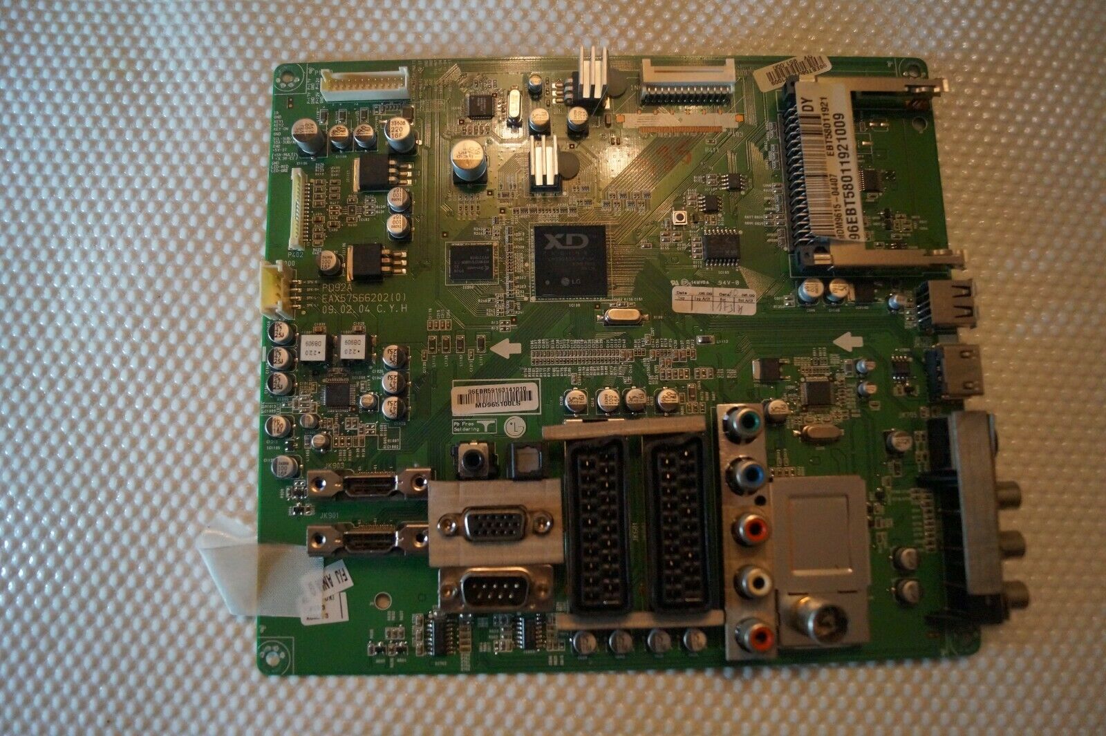 MAIN BOARD EAX57566202(0) FOR 50″ LG 50PQ6000 PLASMA TV