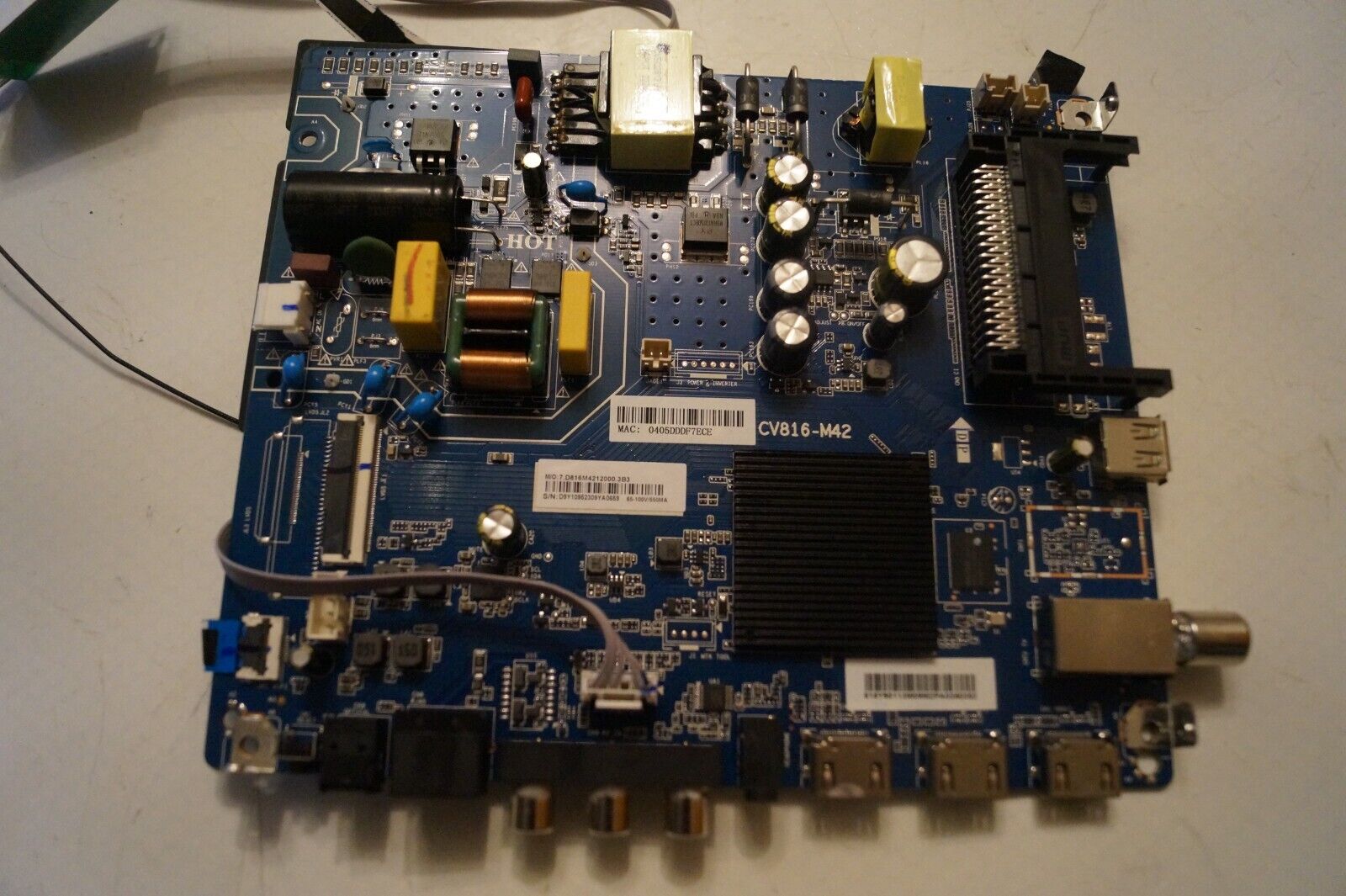 MAIN BOARD CV816-M42 FOR 43″ JVC LT-43CR330 , ST4251B05-2