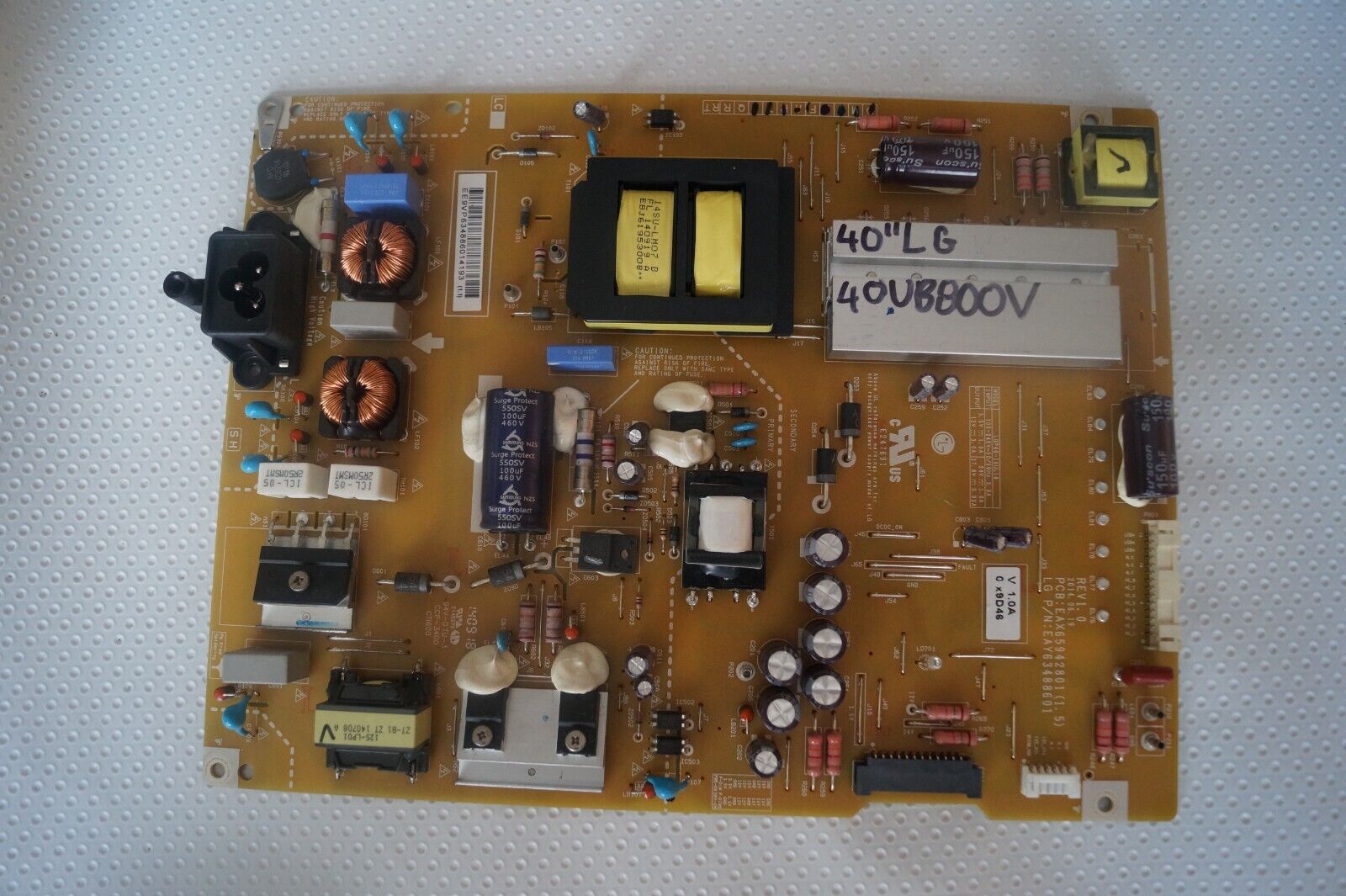 PSU POWER SUPPLY BOARD EAX65942801 (1.5) EAY63488601 FOR 40″ LG 40UB800V