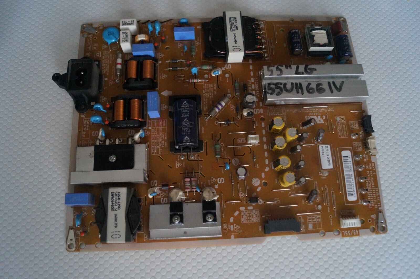 PSU POWER SUPPLY BOARD EAX66773401(1.8) EAY64210701 FOR 55″ LG 55UH661V TV