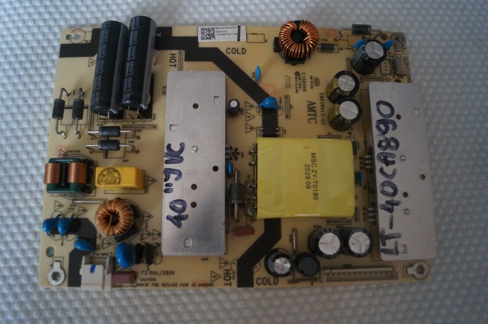 PSU POWER SUPPLY BOARD TV3903-ZC02-01 FOR 40″ JVC LT-40CA790