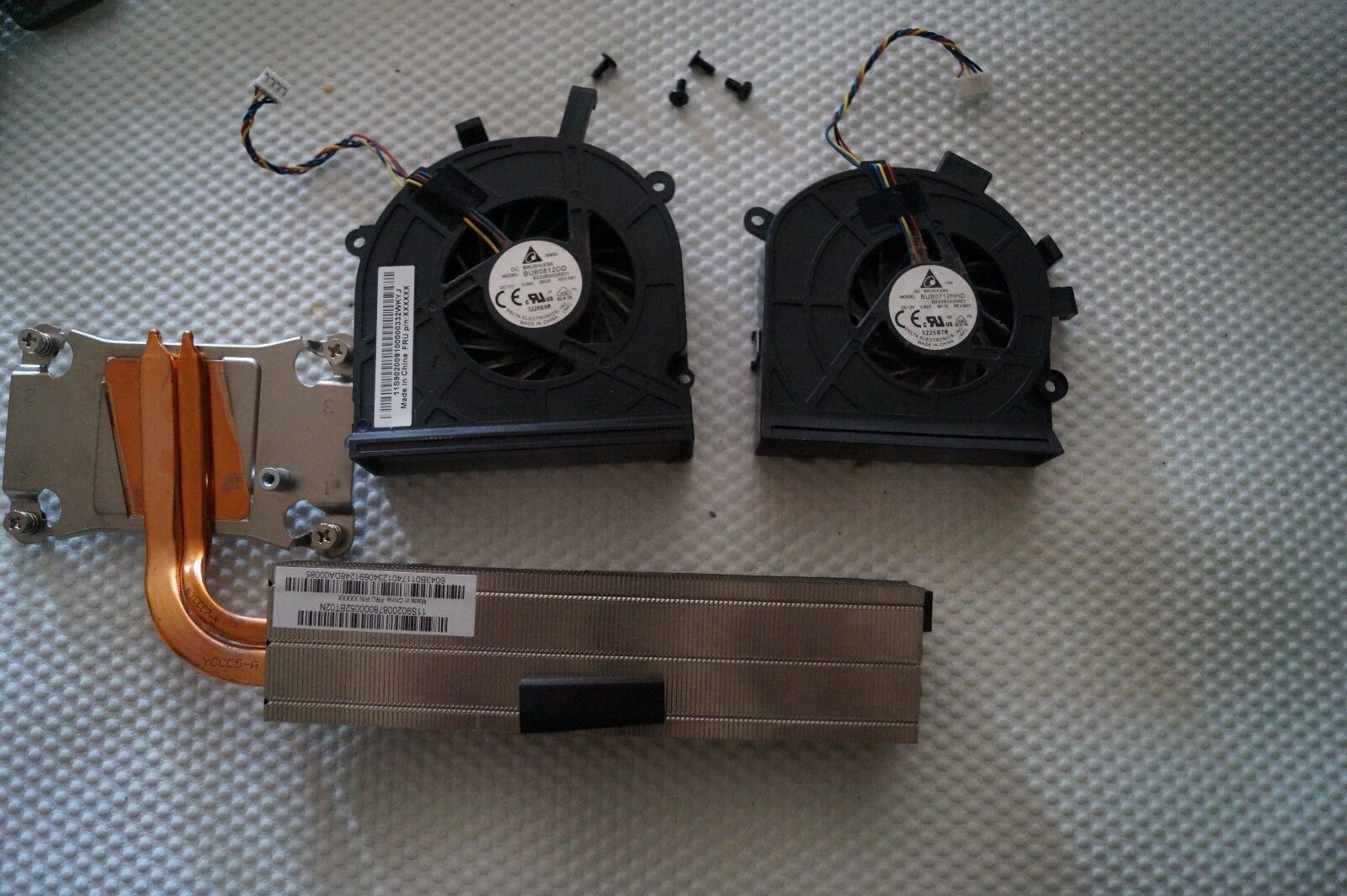 HEATSINK & FAN (x2) GENUINE FOR 23″ LENOVO IDEACENTRE B540 AiO PC + SCREWS