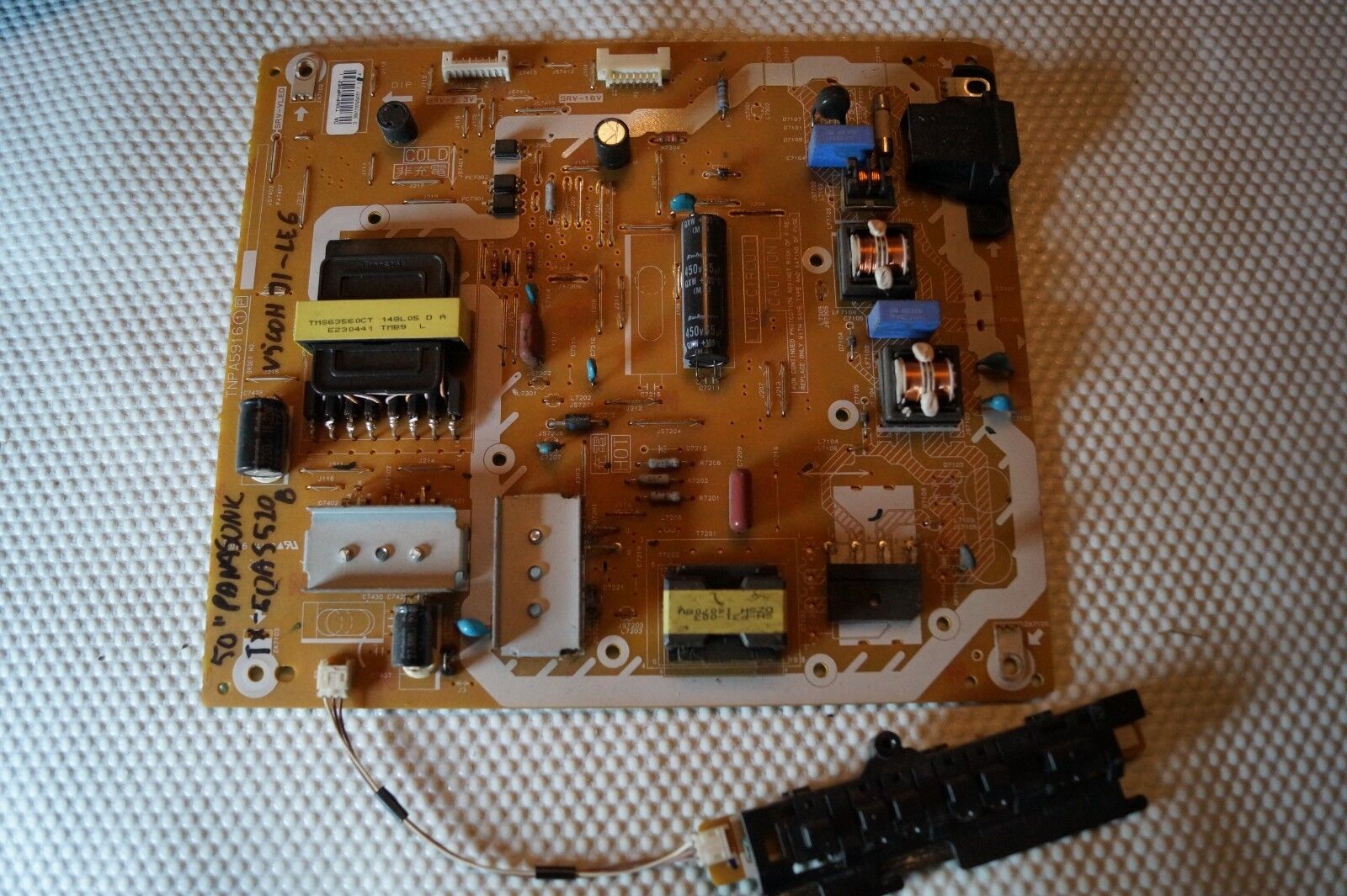 PSU POWER SUPPLY BOARD TNPA5916 1 P TXN/P1HPVEZ PANASONIC TX-50AS520B TX-50A400B