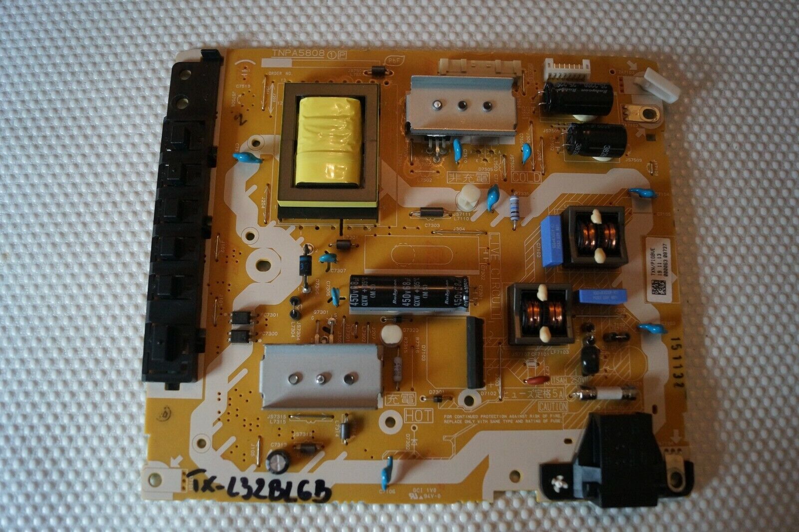 PSU POWER SUPPLY BOARD TNPA5808 1P TXN/P1GBVE FOR 32″ PANASONIC TX-L32BL6B TV