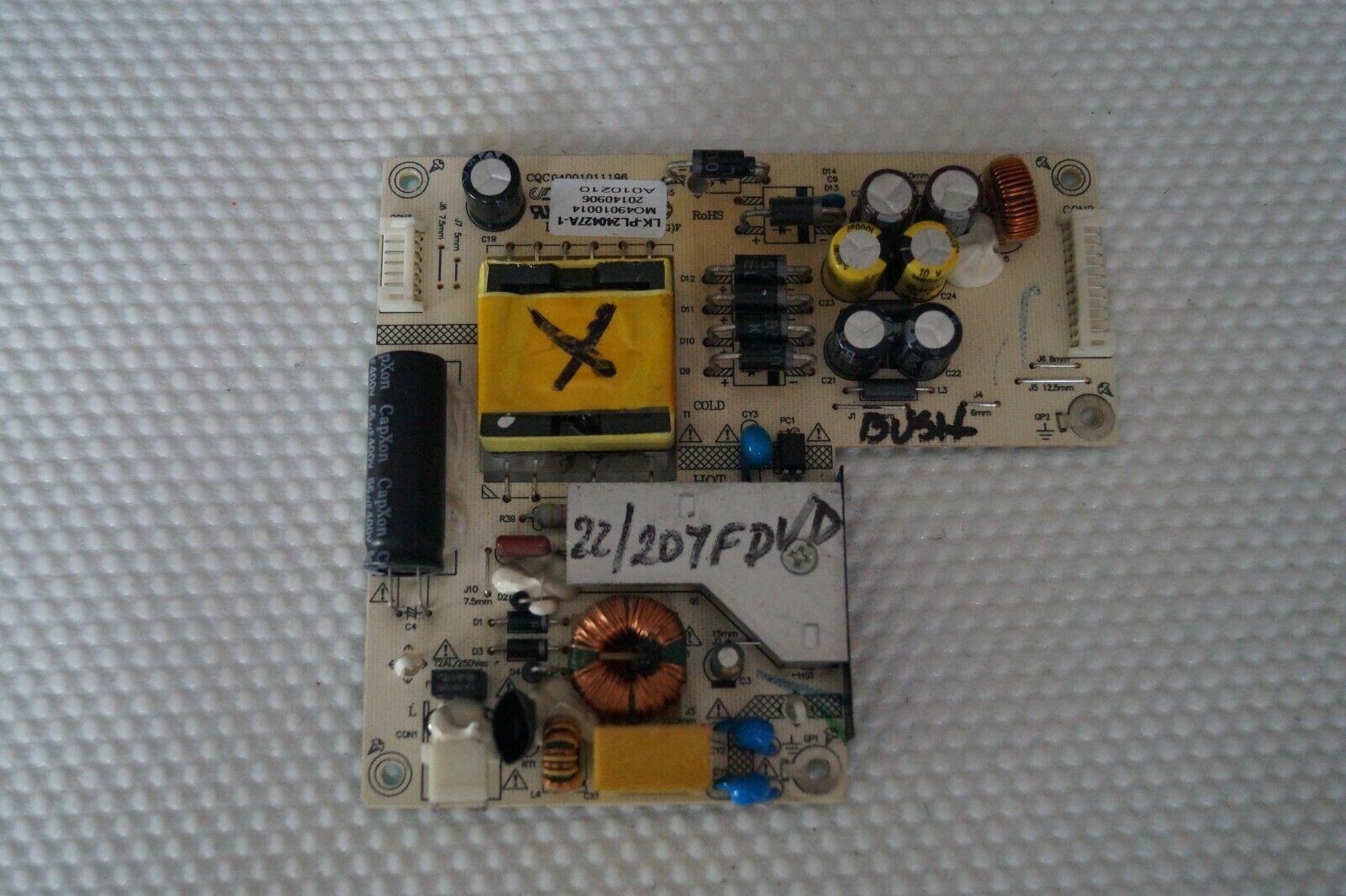 PSU POWER SUPPLY BOARD LK-PL240427A-1 CQC04001011196 FOR 22″ BUSH 22/207FDVD TV