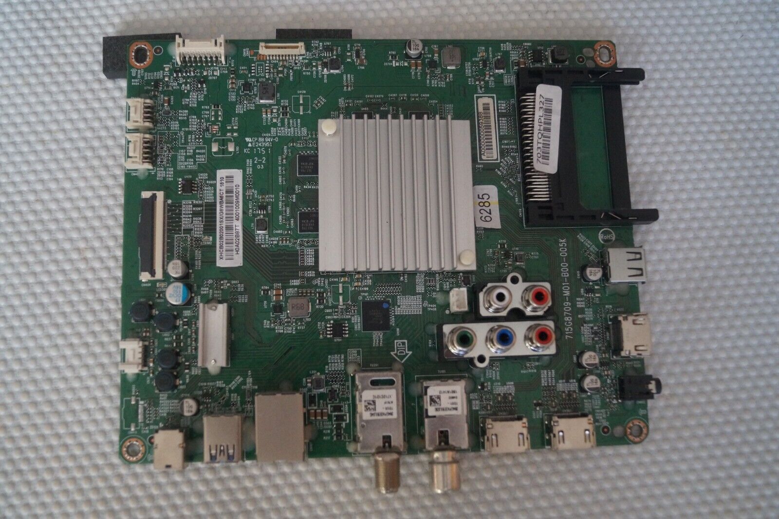 MAIN BOARD 715G8709-M01-B00-005K FOR PHILIPS 55PUS6162/05 TV, TPT550U2-EQYSKM.G