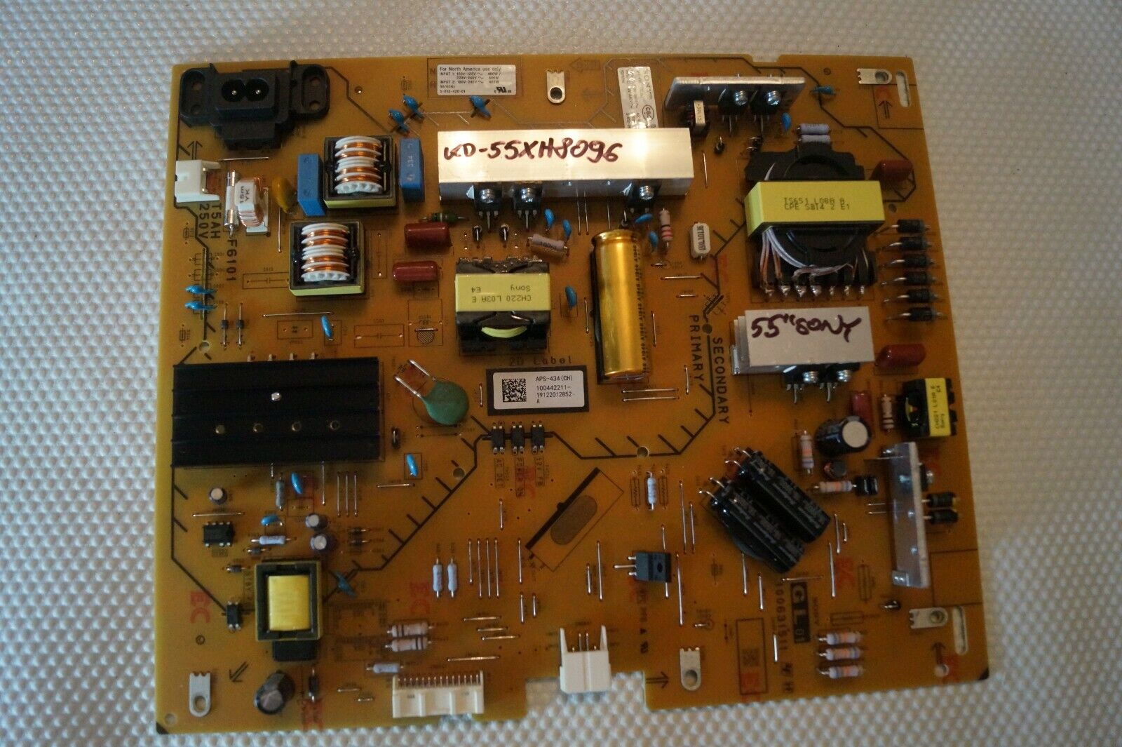 PSU POWER SUPPLY BOARD APS-434(CH) 100631511 FOR 55″ SONY KD-55XH8096 LED TV