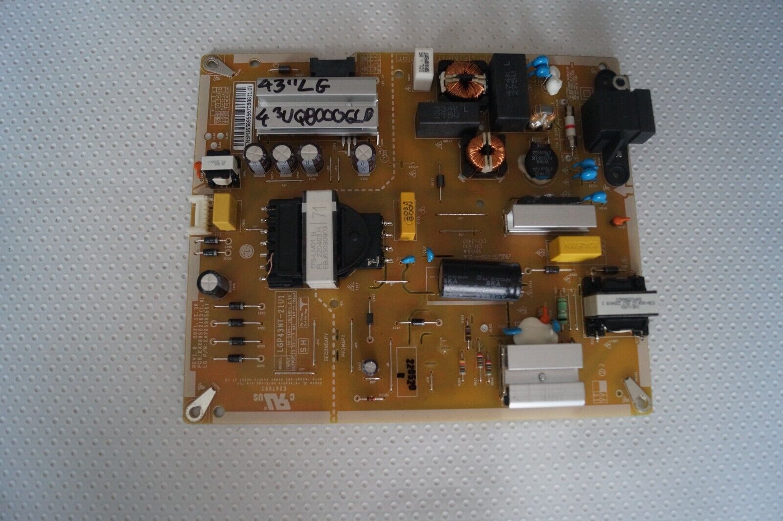 PSU POWER SUPPLY BOARD EAX69502103(1.0) EAY65895567 FOR 43″ LG 43UQ80006LB TV