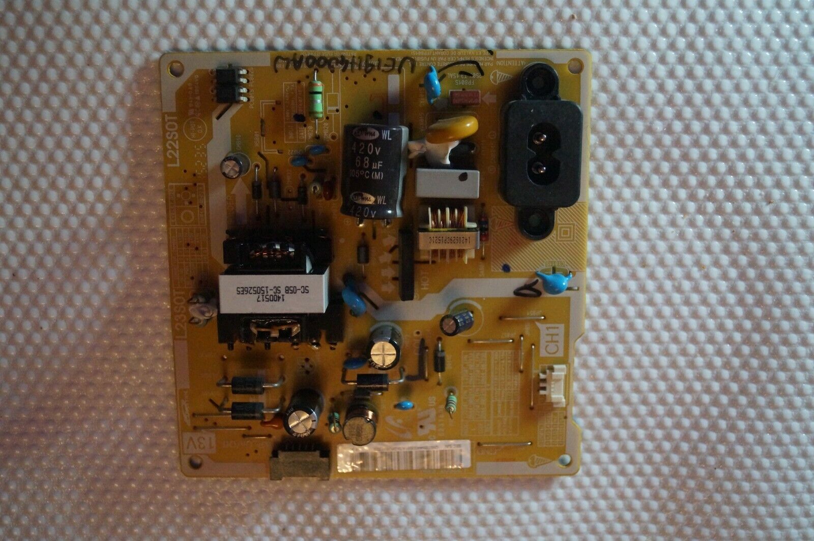 PSU POWER SUPPLY BOARD BN44-00691A FOR 19″ SAMSUNG UE19H4000AW TV