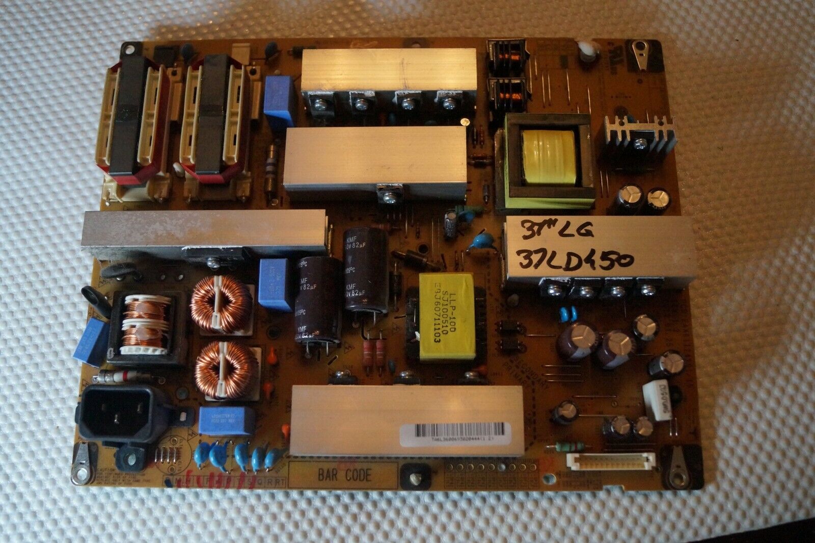 PSU POWER SUPPLY BOARD EAX61124201/15 REV 1.2 37″ LG 37LD450 37LD490, LC370WUG