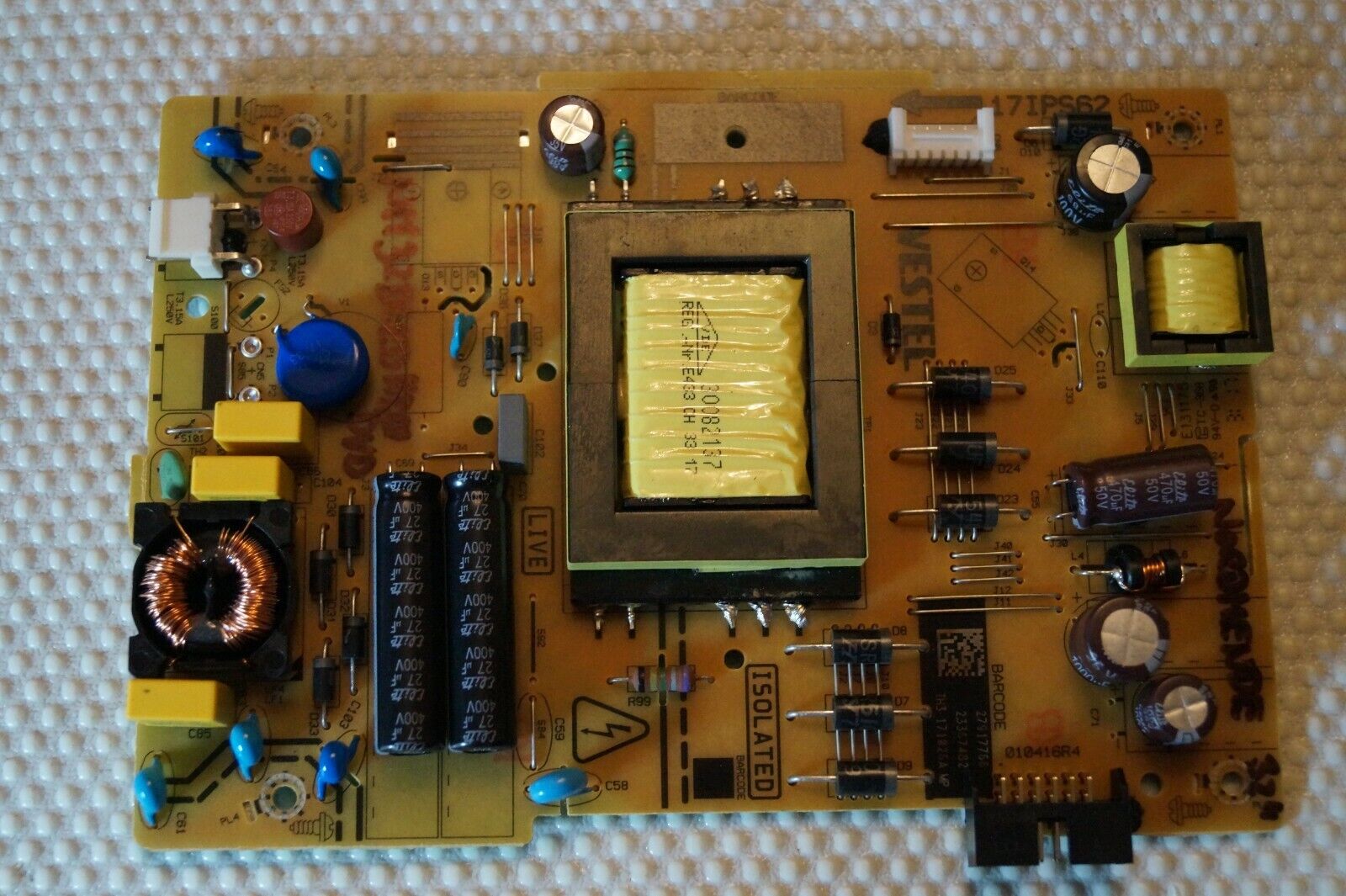 PSU POWER SUPPLY BOARD 17IPS62 23367482 FOR 32″ NORDMENDE NM32DLEDHDDVD TV