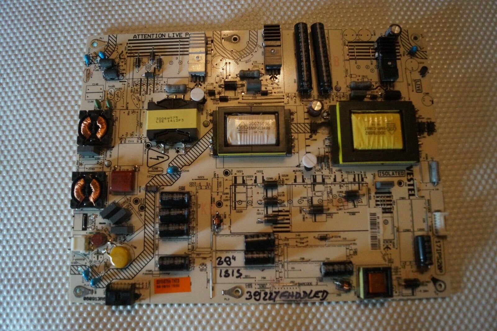 PSU POWER SUPPLY BOARD 17IPS20P 23206361 FOR 39″ ISIS 39227FHDDLED LED TV