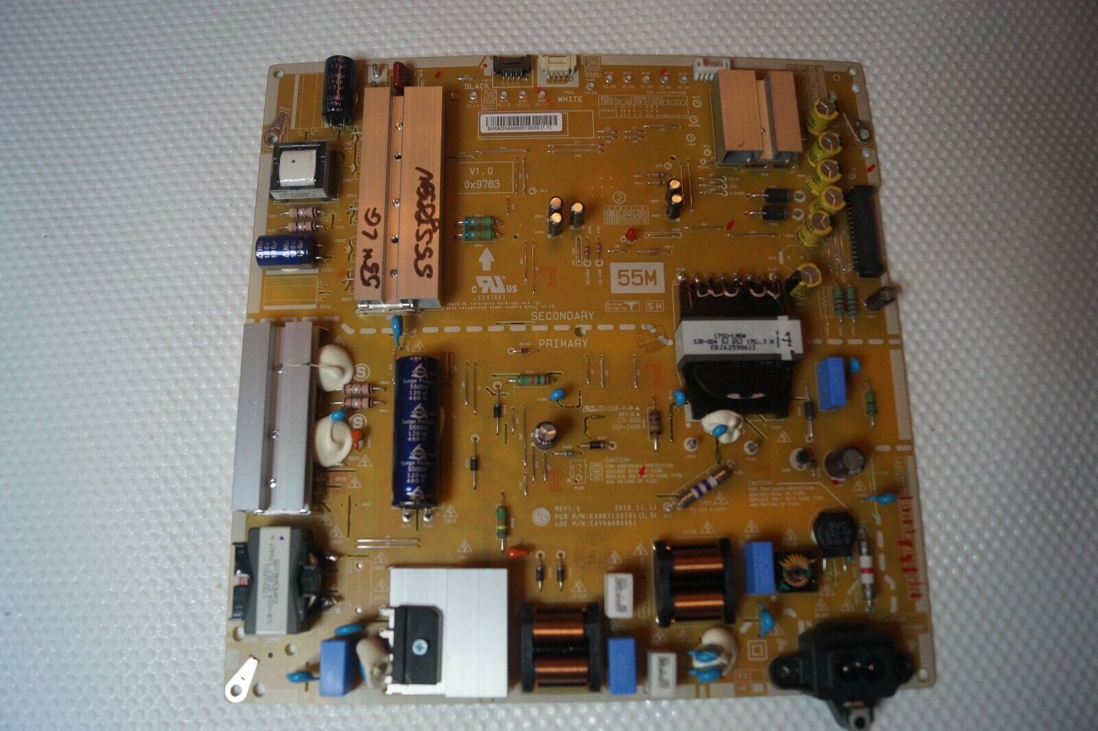 PSU POWER SUPPLY BOARD EAY64489651 EAX67133101(1.5) FOR 55″ LG 55SJ850V LED TV