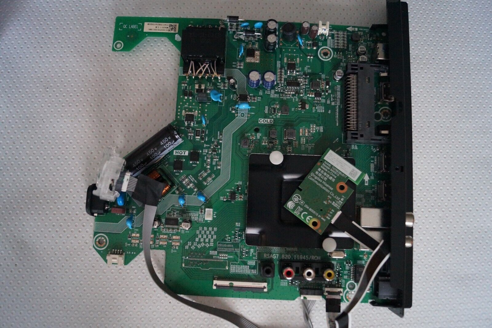 MAIN BOARD RSAG7.820.11945/ROH FOR 43″ HISENSE 43A6EGTUK TV, HD425Y1U52-T0L1