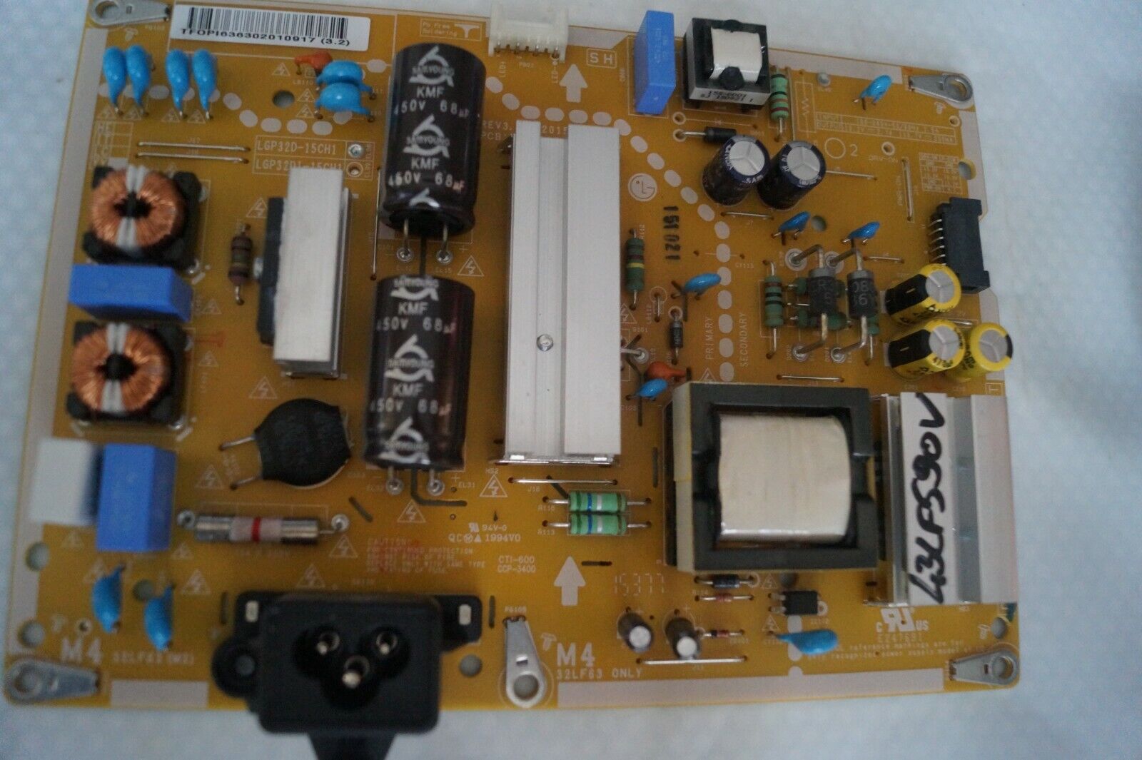 PSU POWER SUPPLY BOARD EAX66171501(2.1) FOR 43″ LG 43LF590V TV