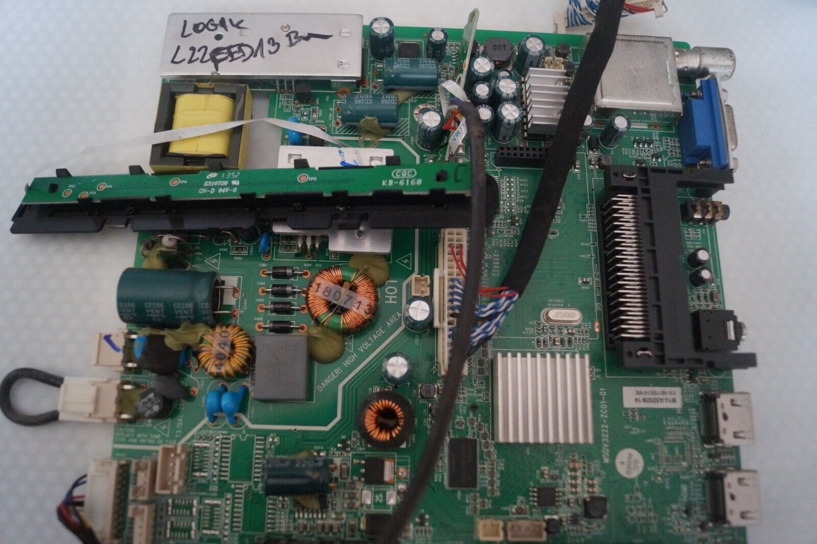 MAIN BOARD MSDV3222-ZC01-01 FOR 22″ LOGIK L22FED13 B , CLA3215FA04